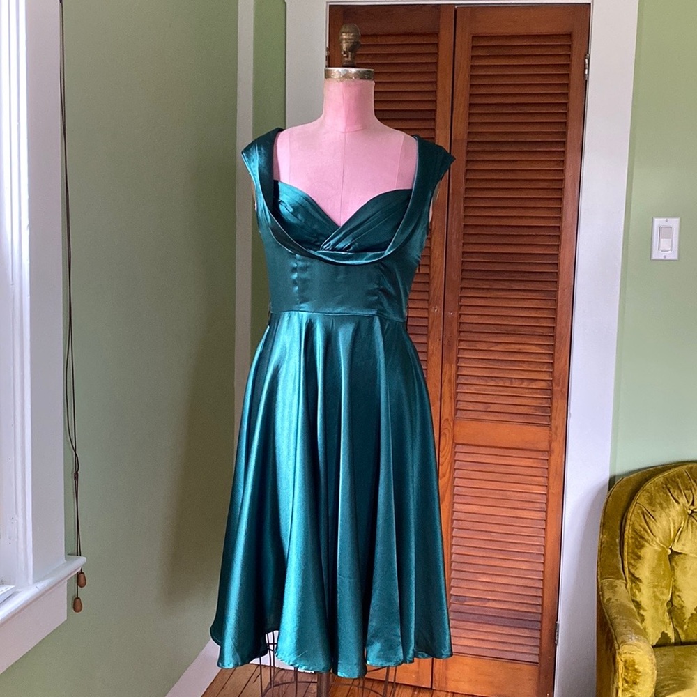 Emerald Green Party Dress